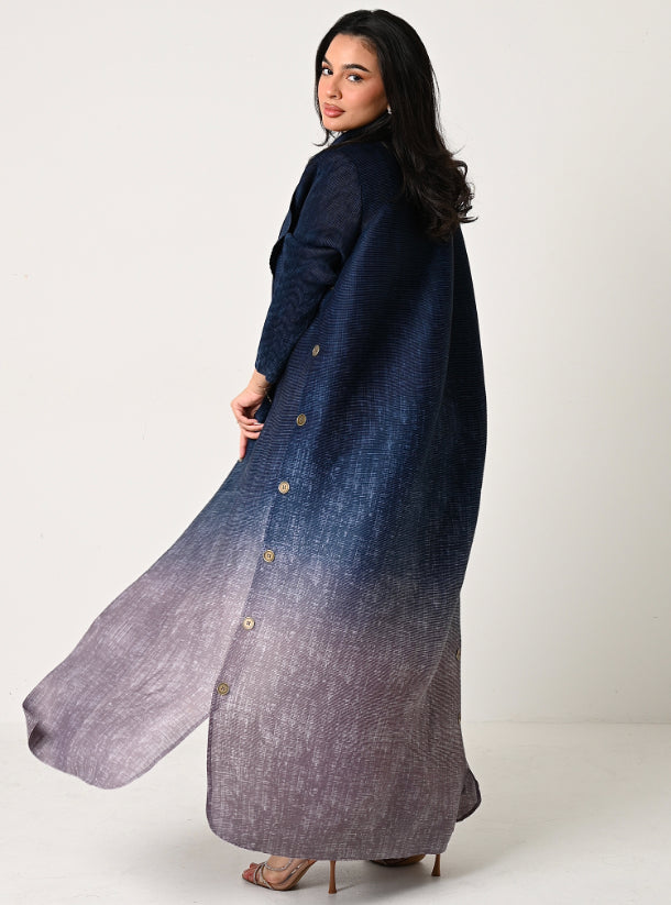 FAB105 - Sky Ombré 2 piece abaya set