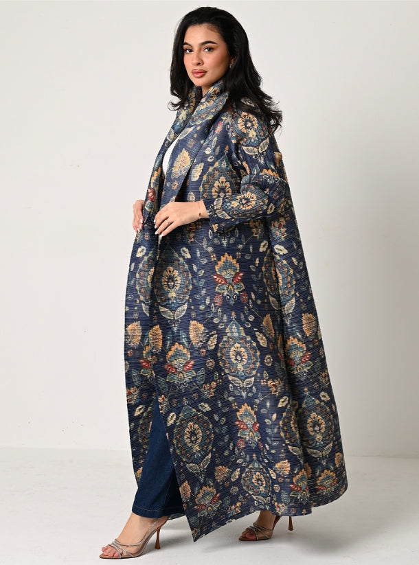 FAB114 - Patterned Pleats Abaya