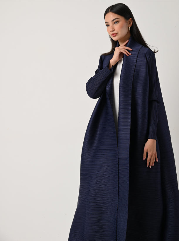 FAB117 - Midnight Blue Pleats