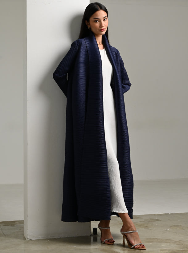 FAB117 - Midnight Blue Pleats