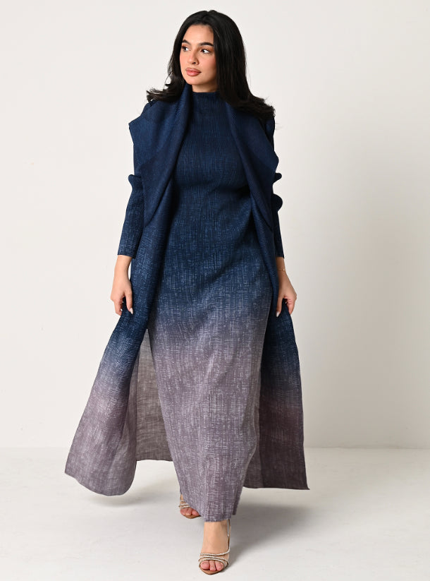 FAB105 - Sky Ombré 2 piece abaya set
