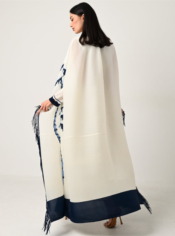 FAB122 - Sky Ombre Pleats Abaya